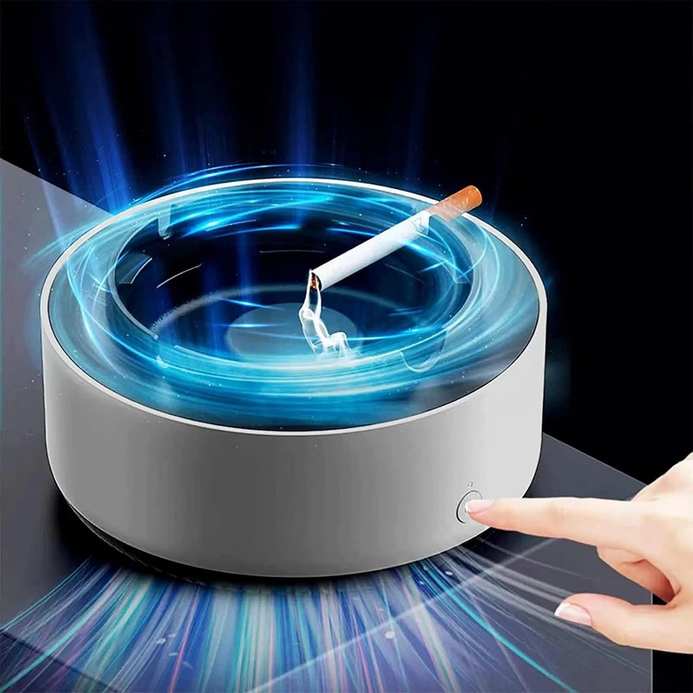 Scrumiera Electrică Anti-Fum – Absoarbe Fumul și Reduce Mirosul de Țigară